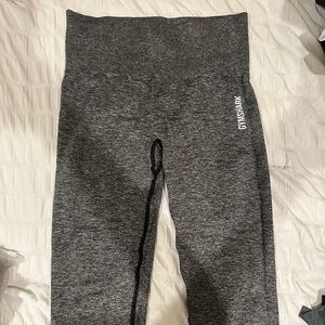 GYMSHARK Adapt Marl Seamless Leggings Black